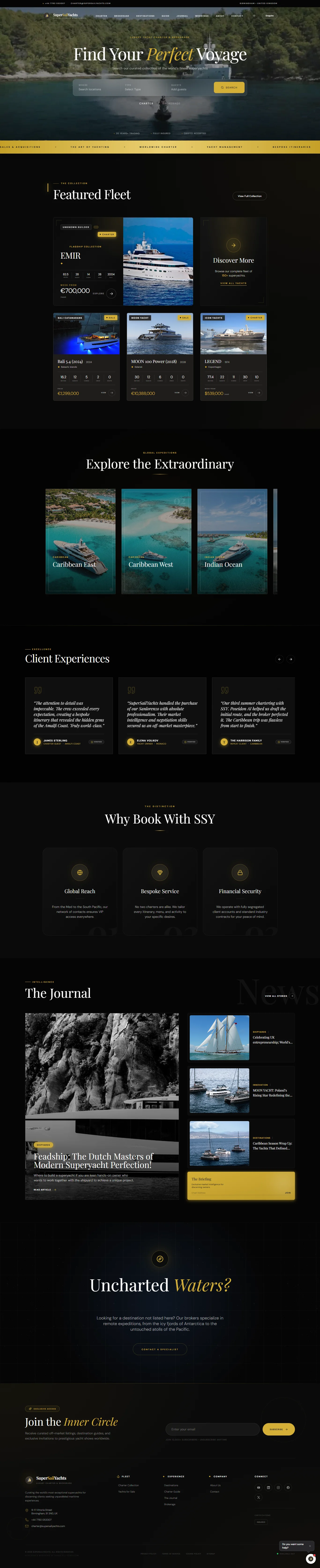SuperSailYachts — full page screenshot
